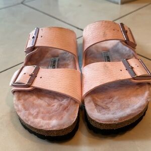 Birkenstock Arizona Shearling Sandal size 37